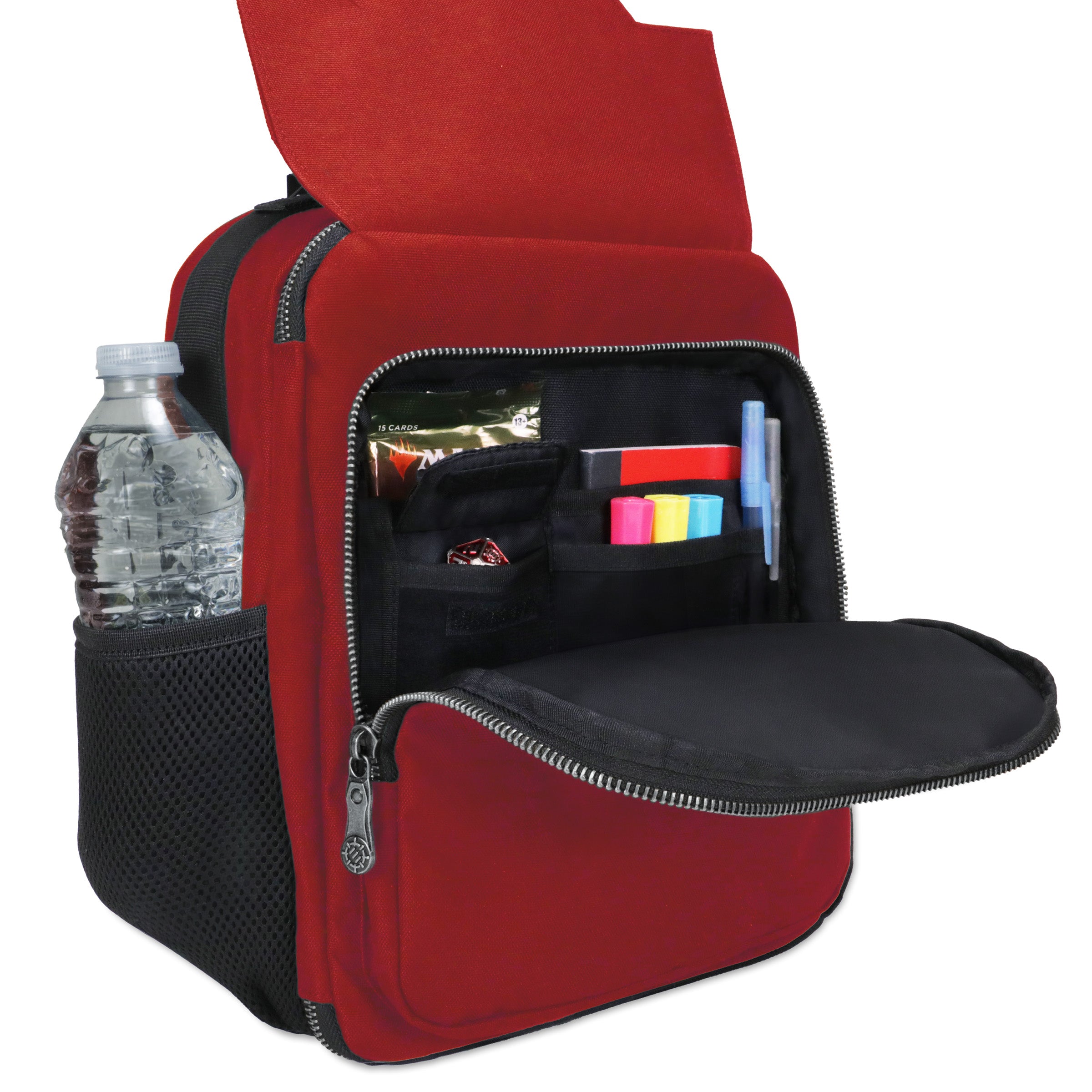 Enhance Tabletop Collectors Edition Compact Trading Card Backpack - Red