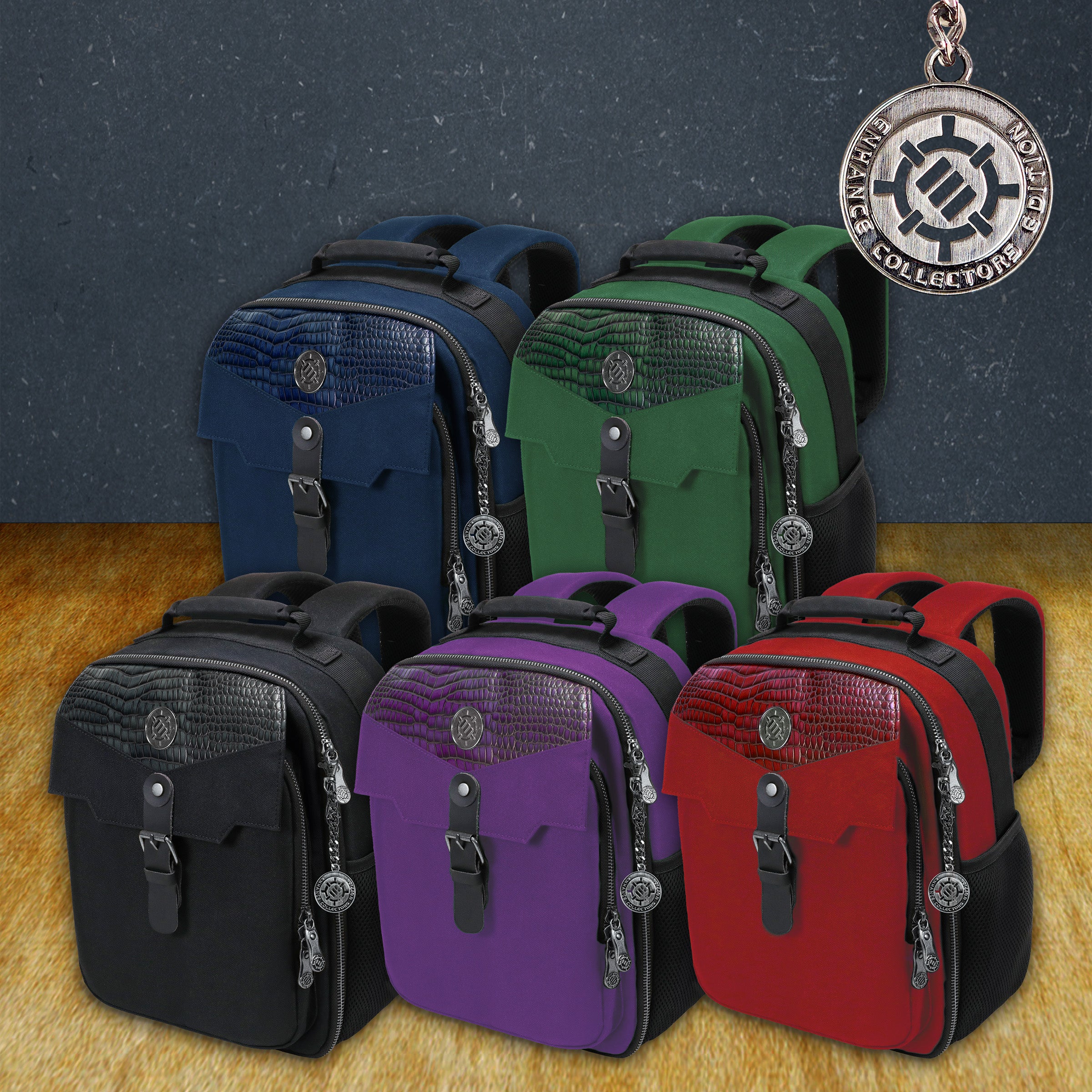 Enhance Tabletop Collectors Edition Compact Trading Card Backpack - Purple