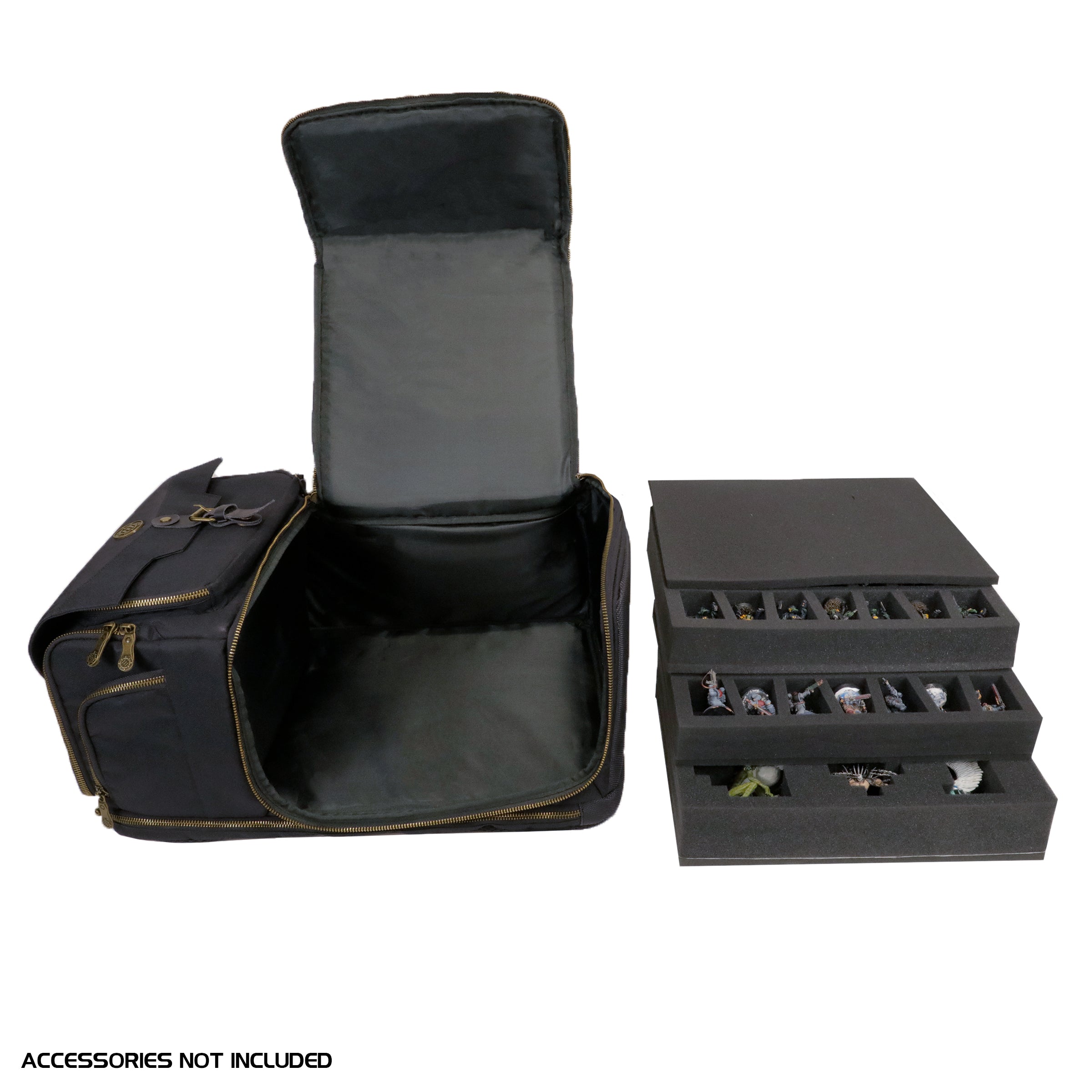 Enhance Miniature Painting Storage Backpack Black