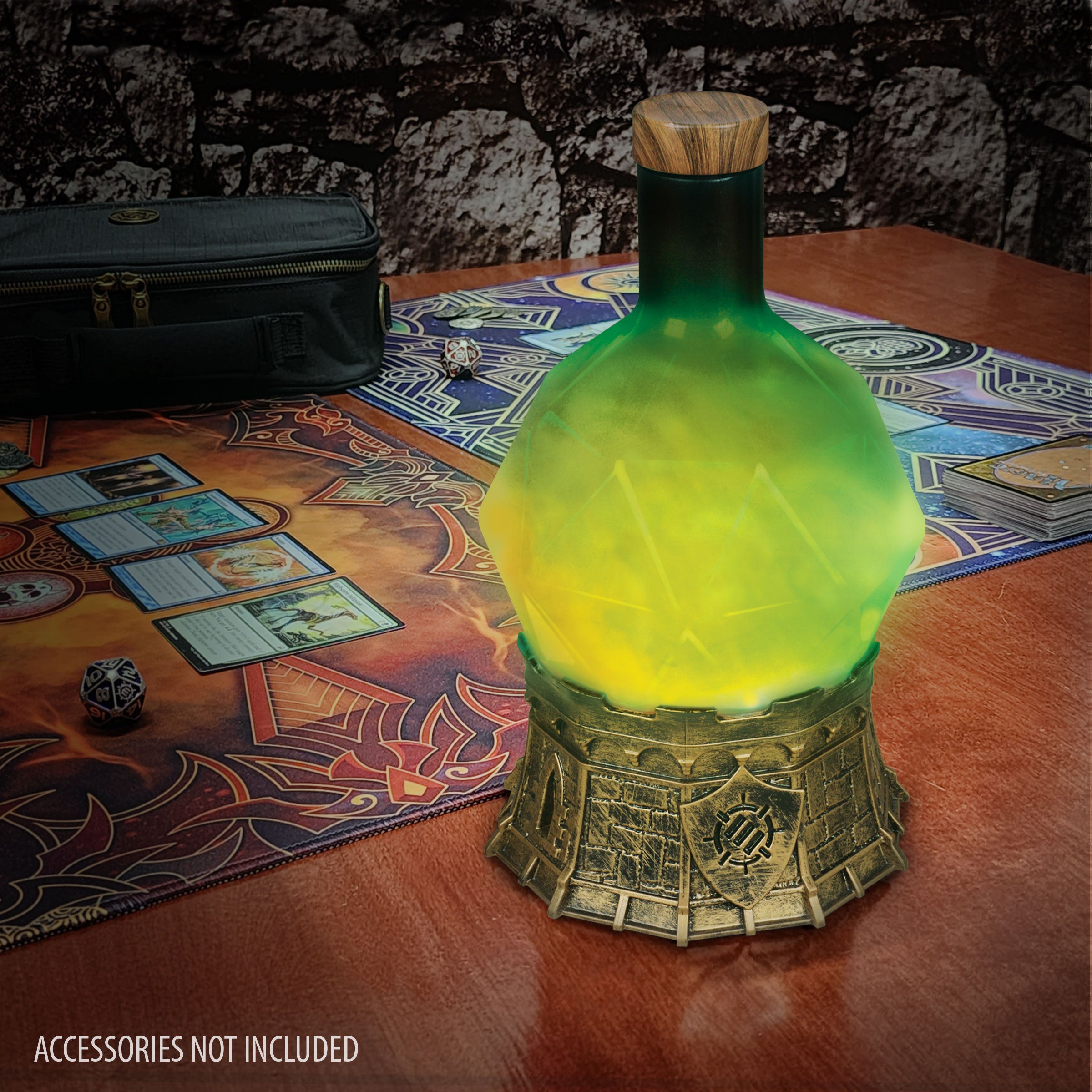 ENHANCE Gaming Sorcerer's Potion Light with Swirling Mystical Brew (Green)