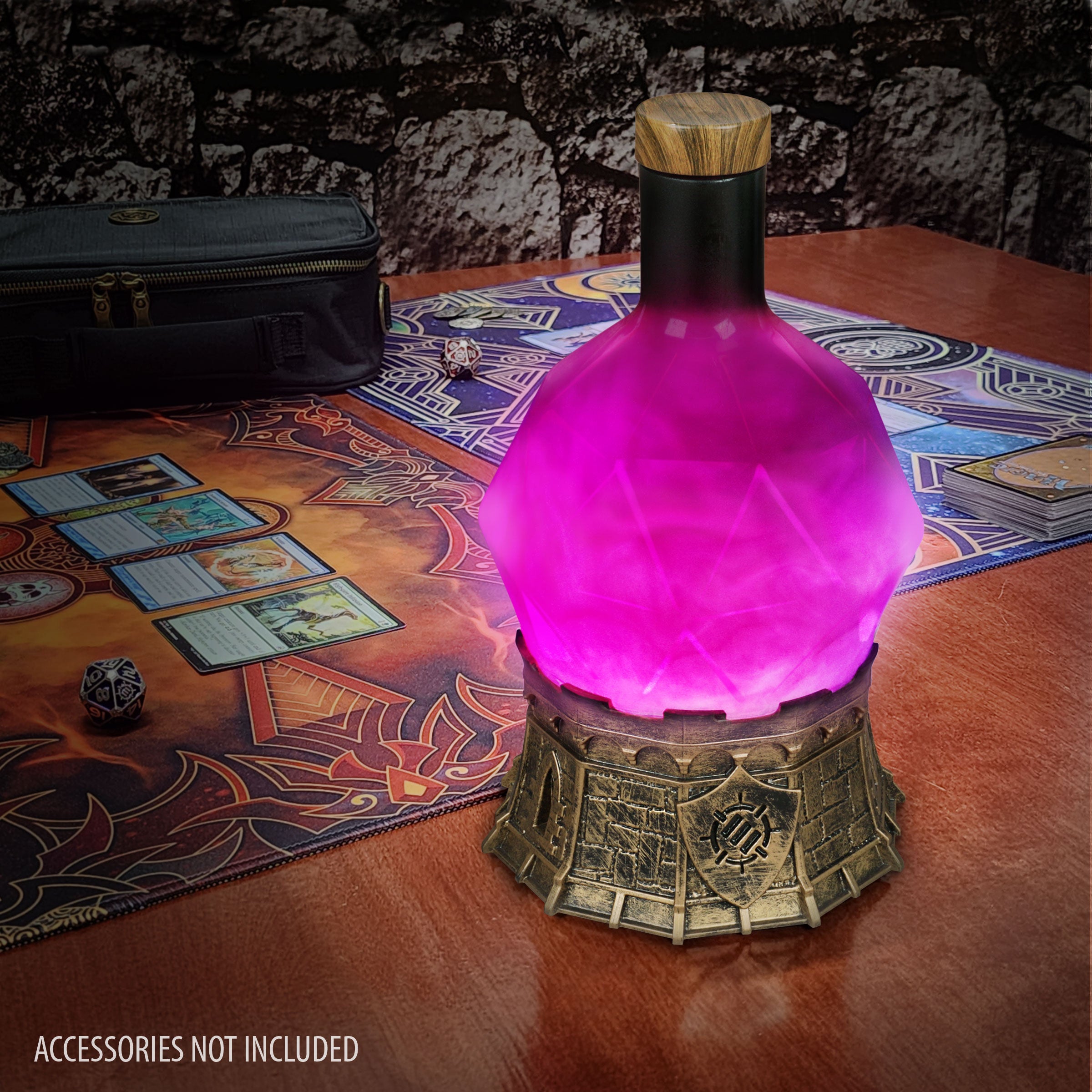 ENHANCE Gaming Sorcerer's Potion Light with Swirling Mystical Brew (Purple)