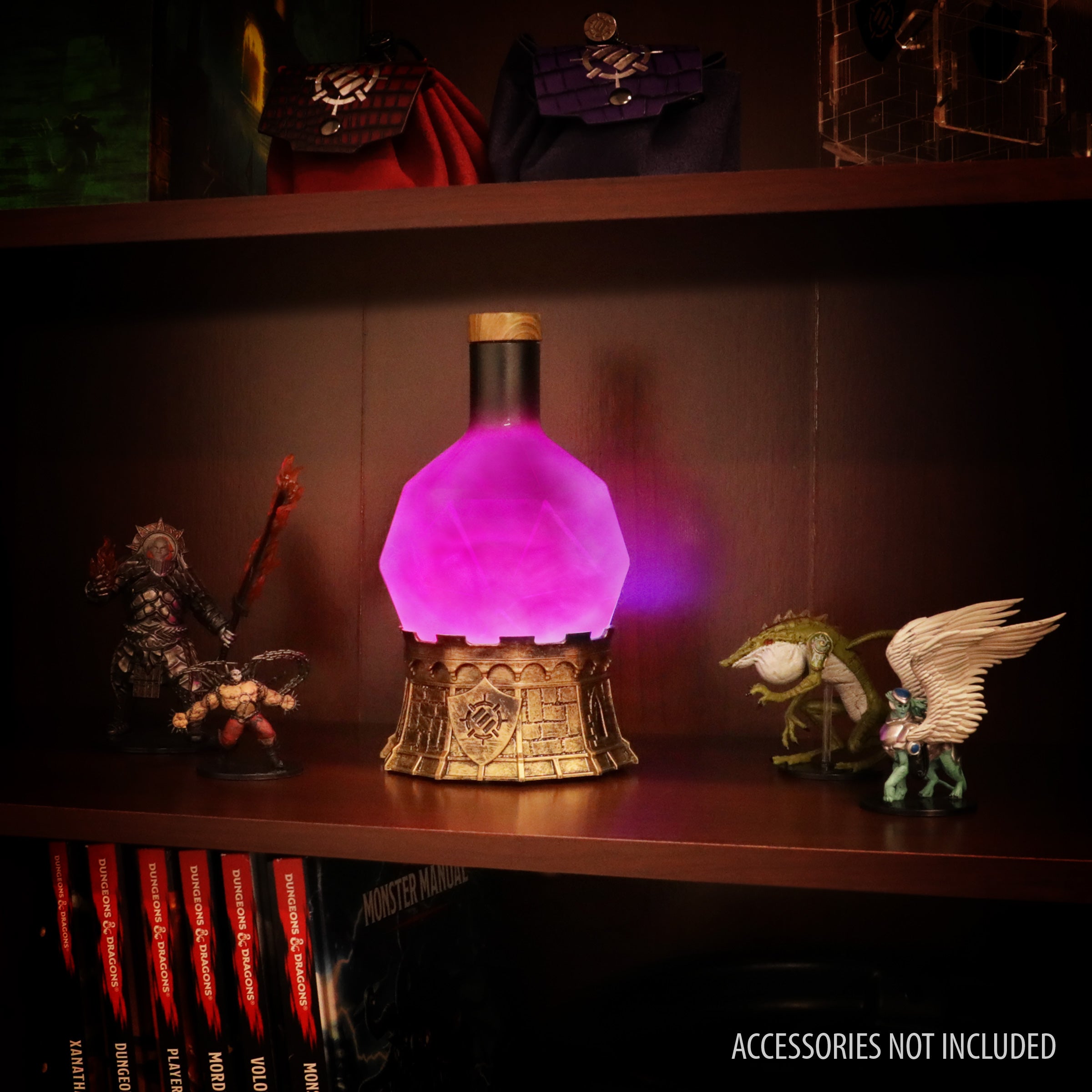 ENHANCE Gaming Sorcerer's Potion Light with Swirling Mystical Brew (Purple)