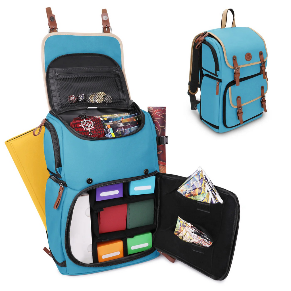 Enhance Trading Card Designer Ed Full Storage Backpack - Blue