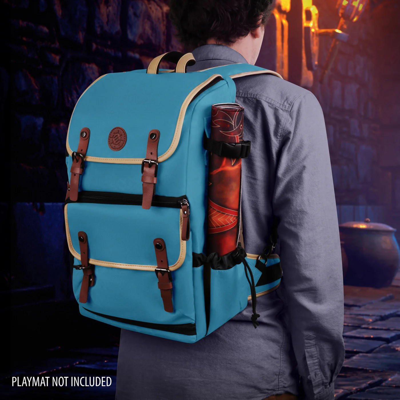 Enhance Trading Card Designer Ed Full Storage Backpack - Blue