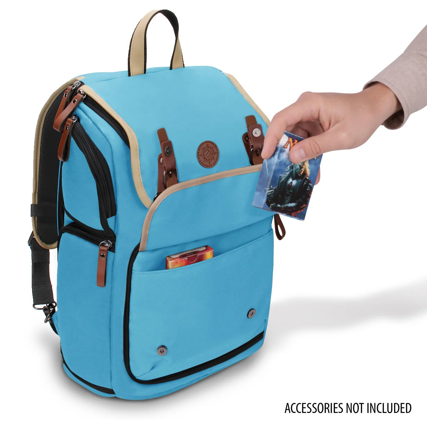 Enhance Trading Card Designer Ed Full Storage Backpack - Blue