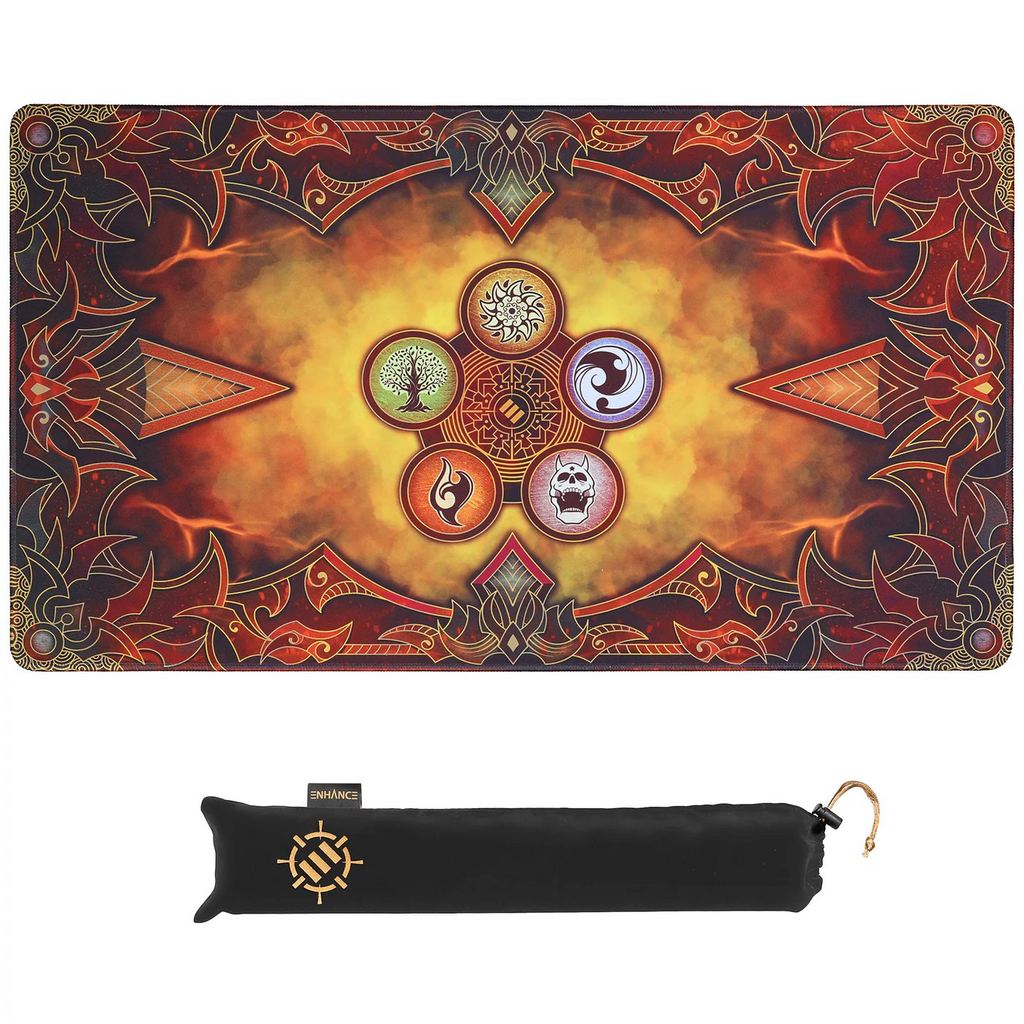 Enhance Trading Card Game Playmat - Orange