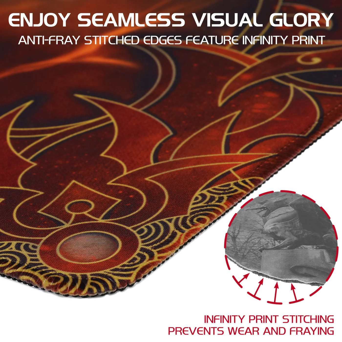 Enhance Trading Card Game Playmat - Orange