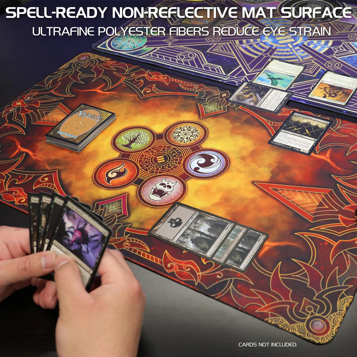 Enhance Trading Card Game Playmat - Orange