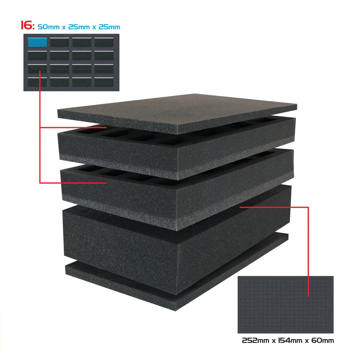 ENHANCE Tabletop Gaming Wide Base Mini Figure Satchel