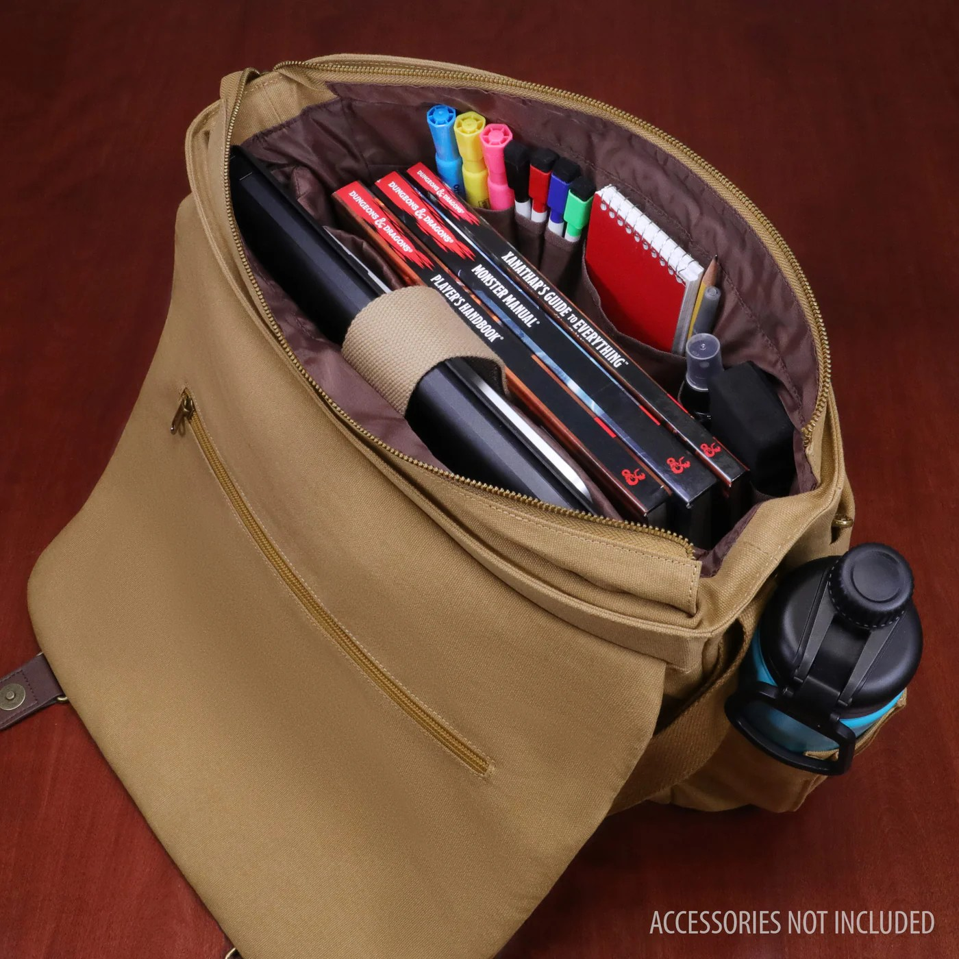 ENHANCE Tabletop Gaming Canvas Messenger Bag
