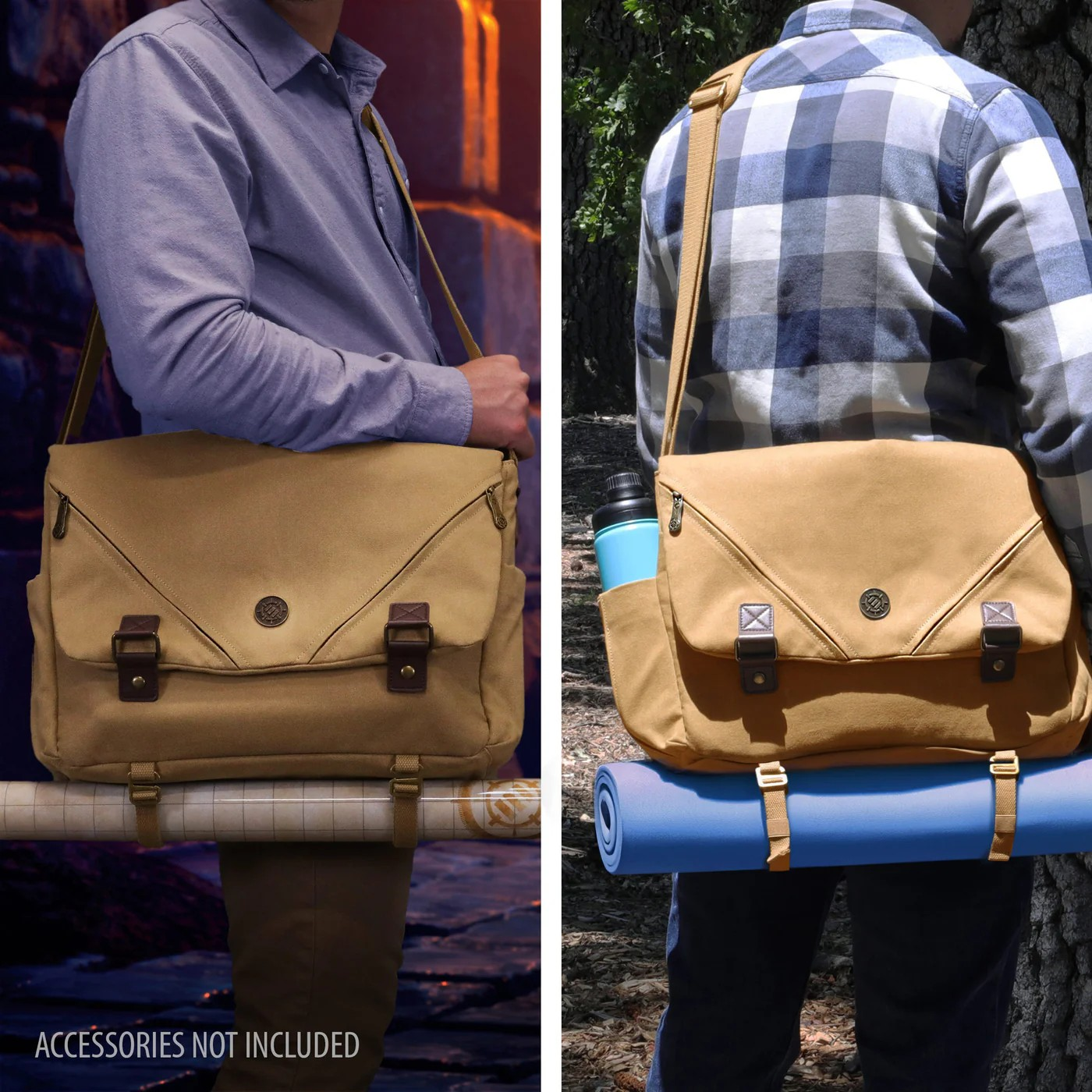 ENHANCE Tabletop Gaming Canvas Messenger Bag