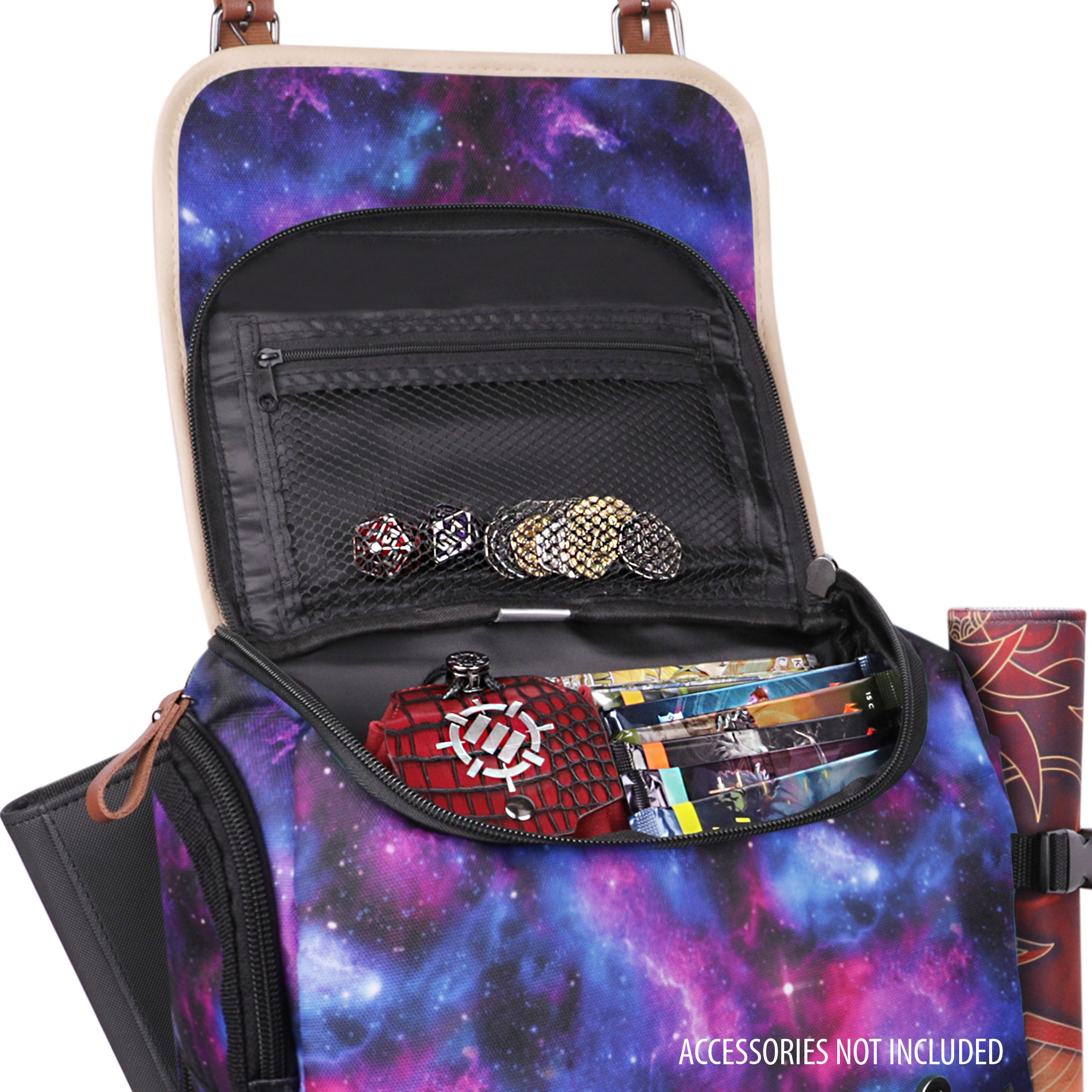 ENHANCE Designer Edition Full Size Trading Card Storage Box Backpack Galaxy