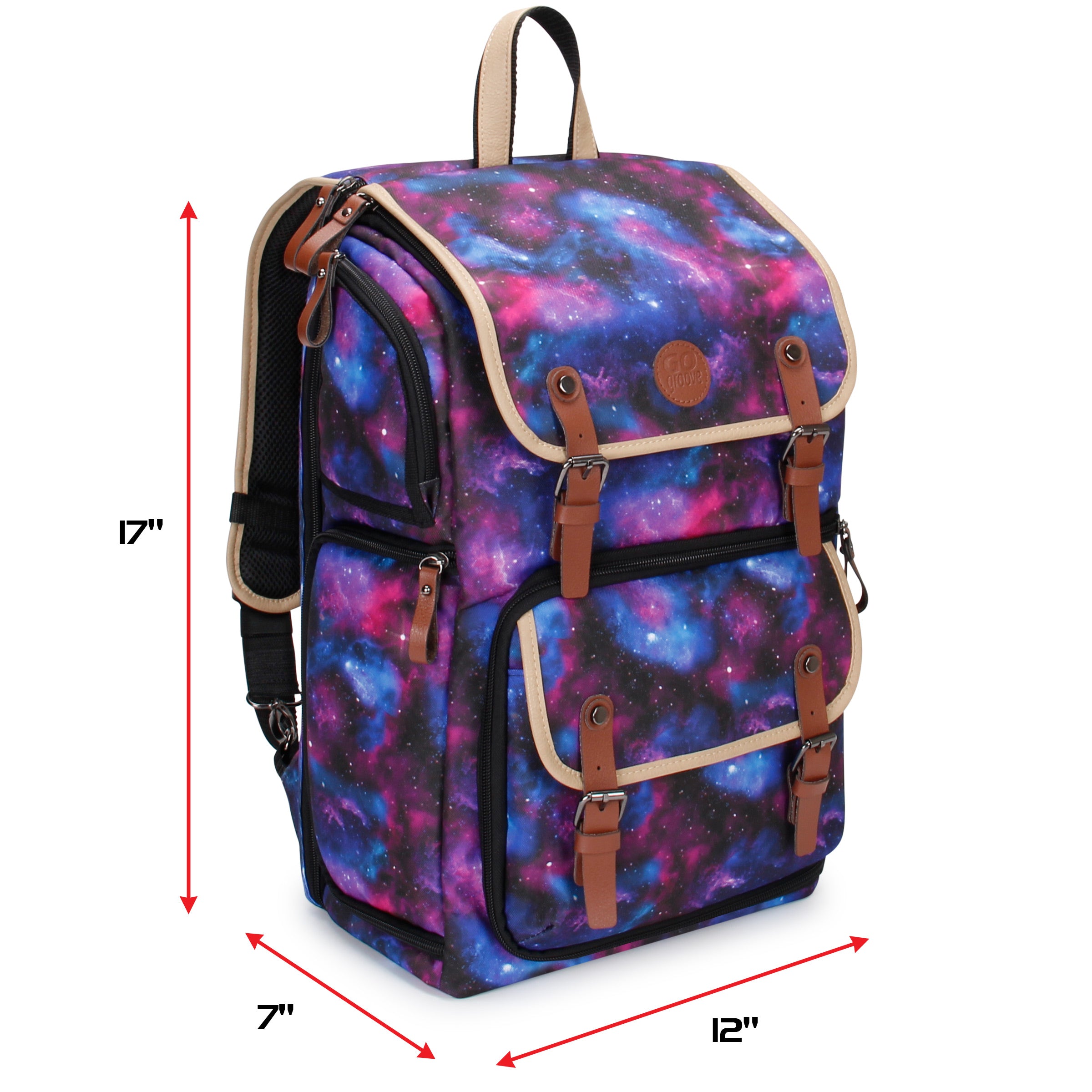 ENHANCE Designer Edition Full Size Trading Card Storage Box Backpack Galaxy