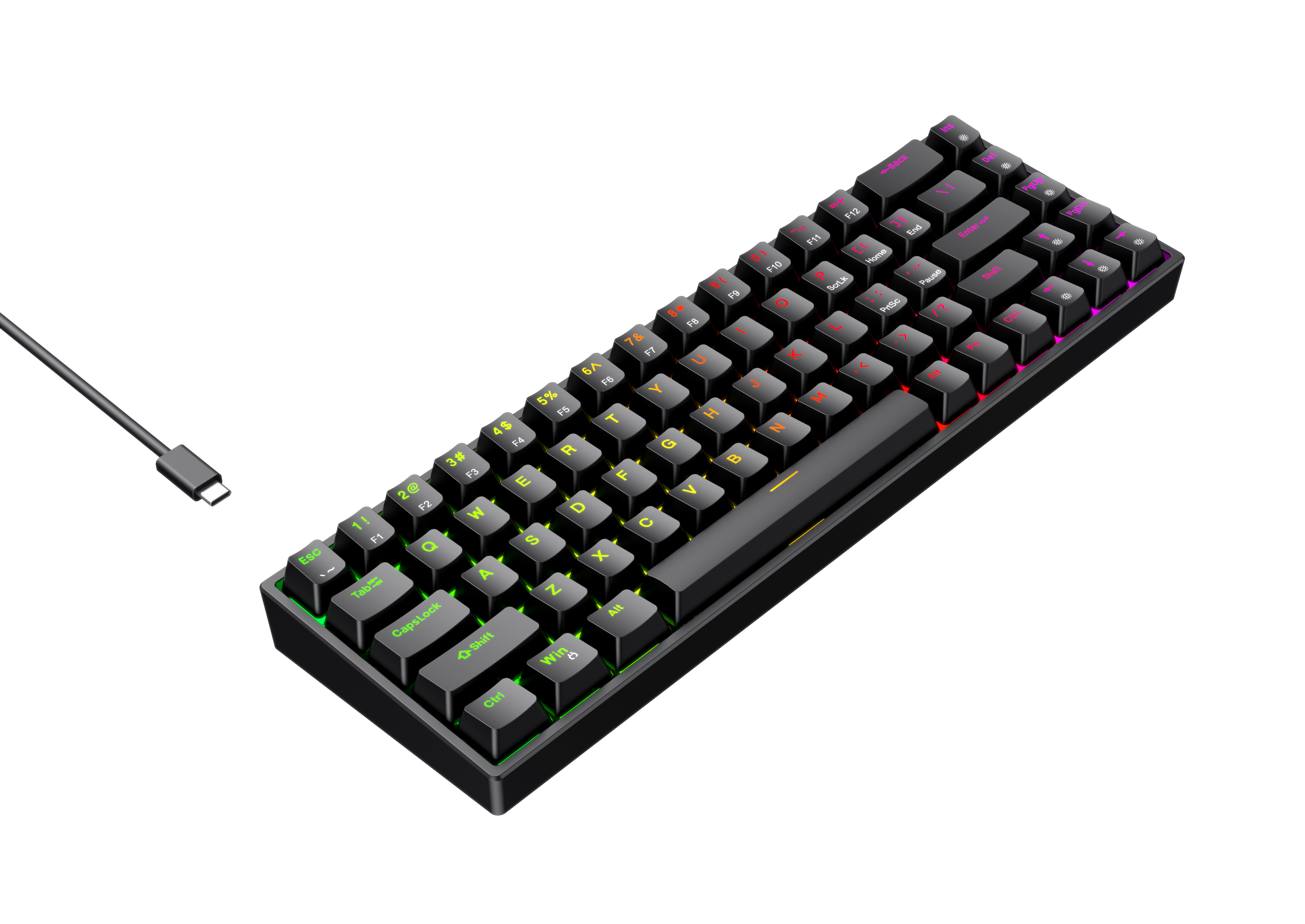 Playmax Pro Mini Mechanical Keyboard - Black