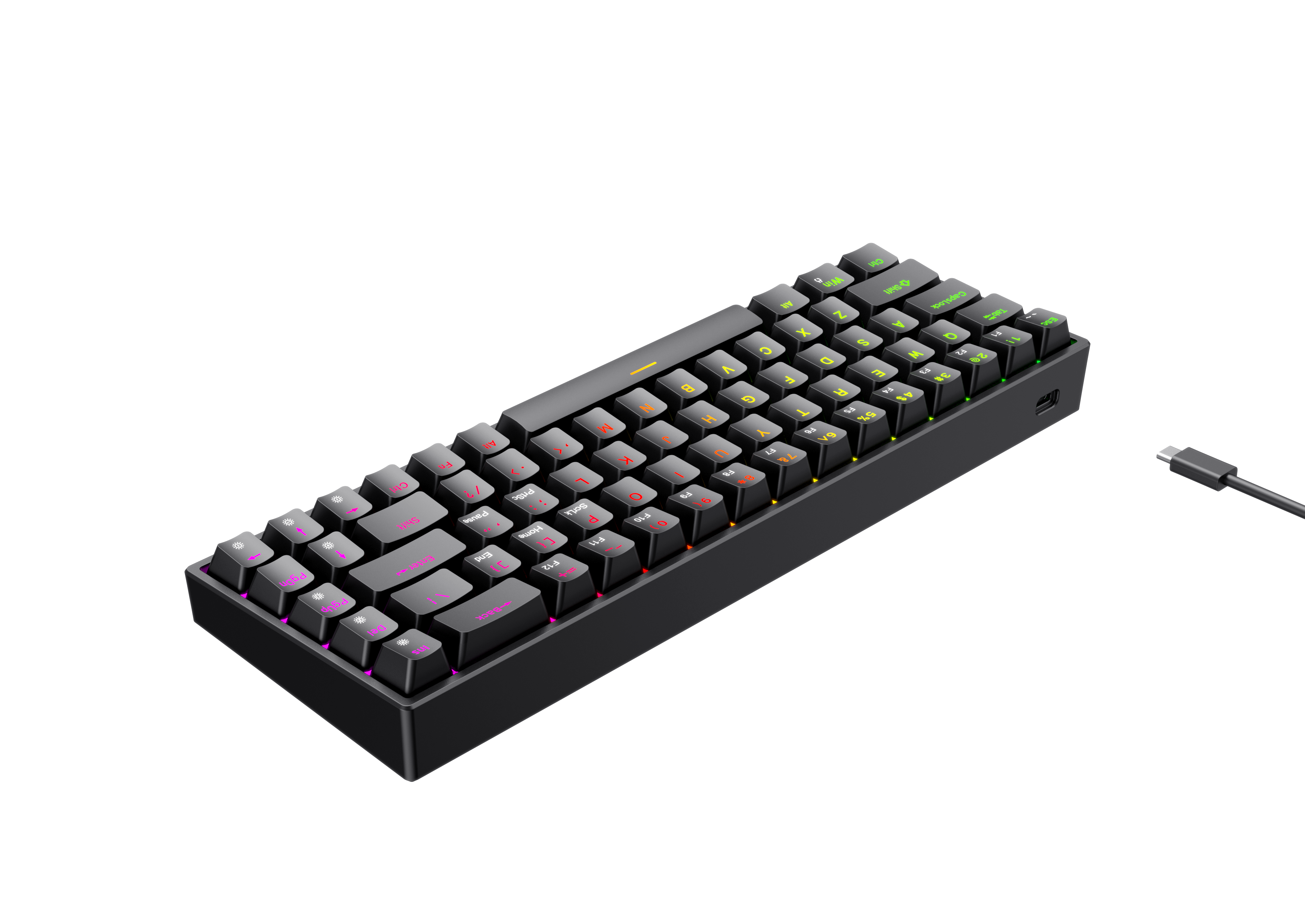 Playmax Pro Mini Mechanical Keyboard - Black