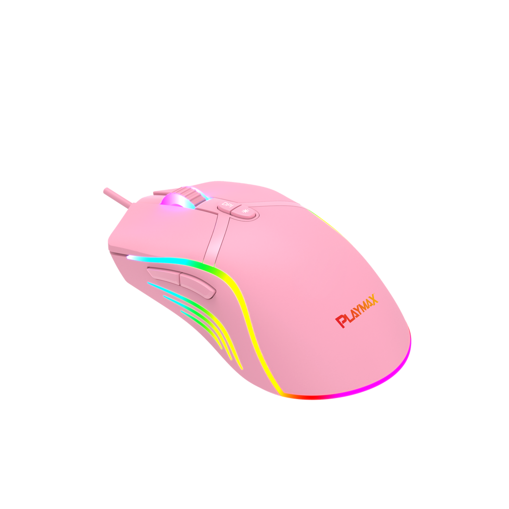 Playmax Pink Taboo RGB Mouse