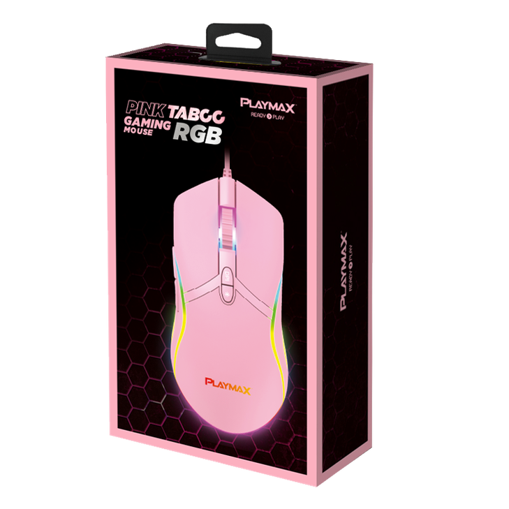 Playmax Pink Taboo RGB Mouse