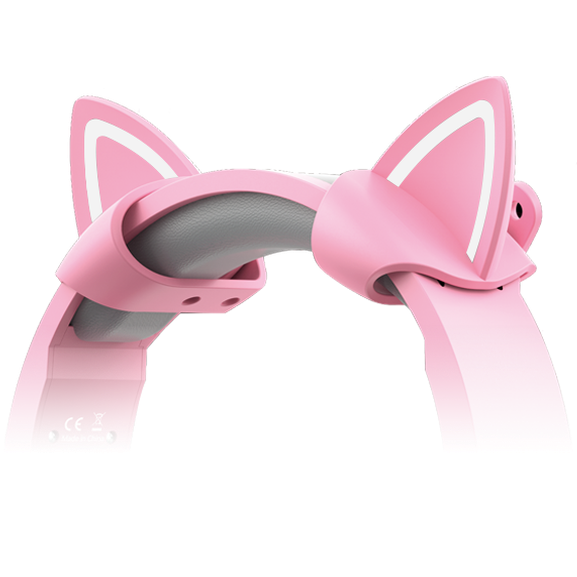 Playmax Cat Ears Pink/White