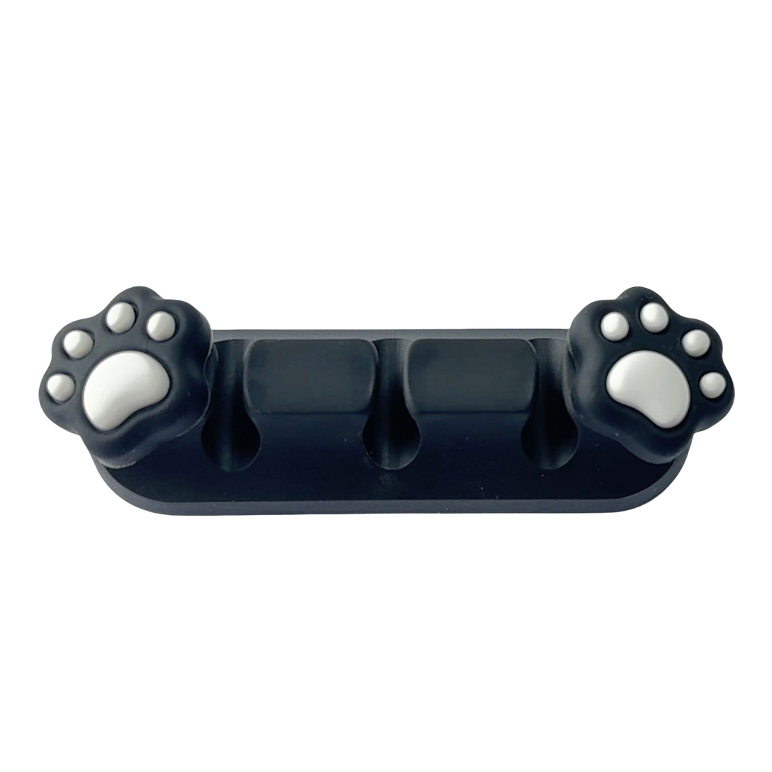 Playmax Paw Print Cable Mangement Black/White