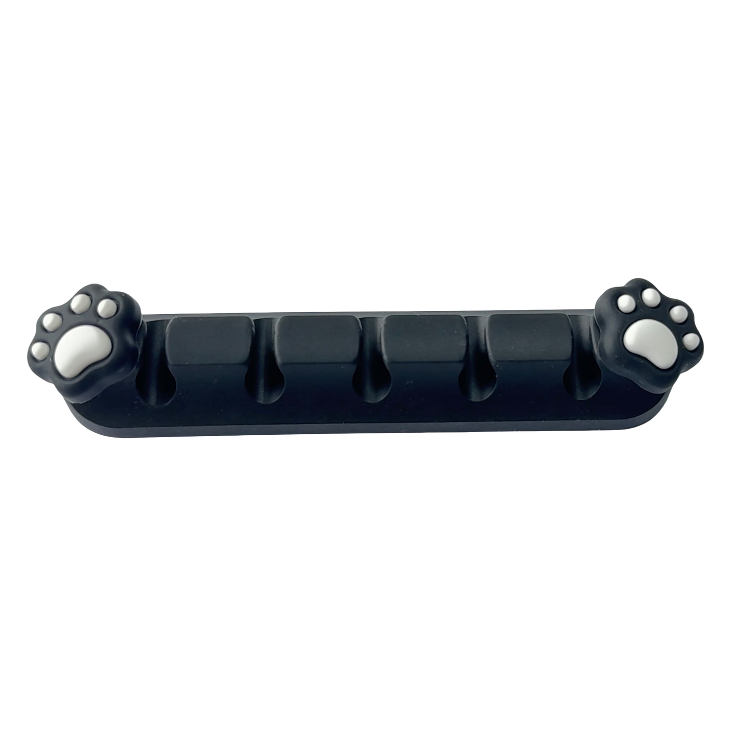Playmax Paw Print Cable Mangement Black/White