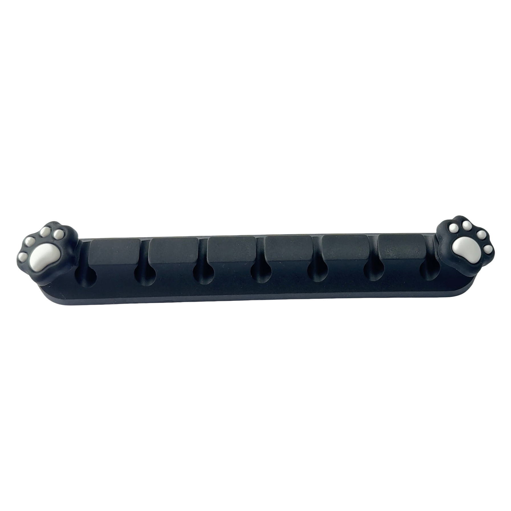 Playmax Paw Print Cable Mangement Black/White