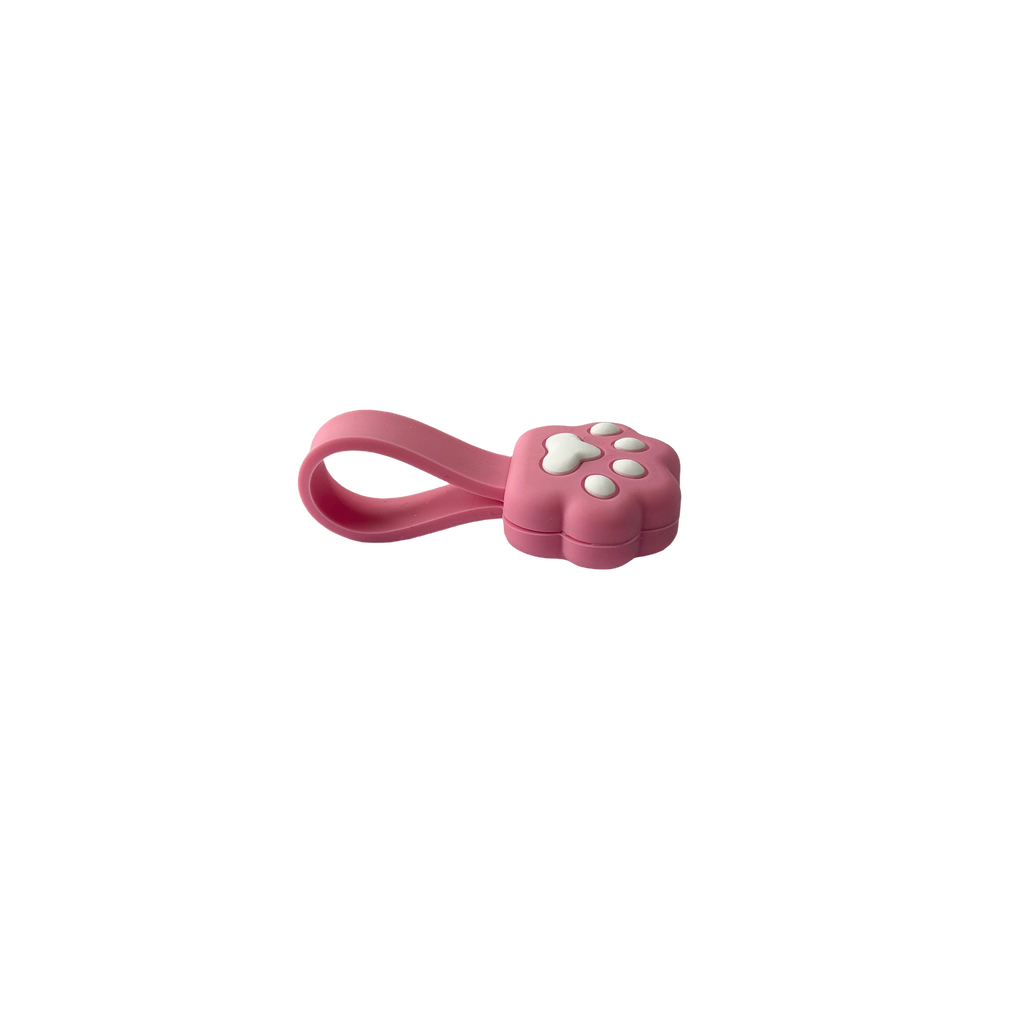 Playmax Paw Print Cable Management Pink/White