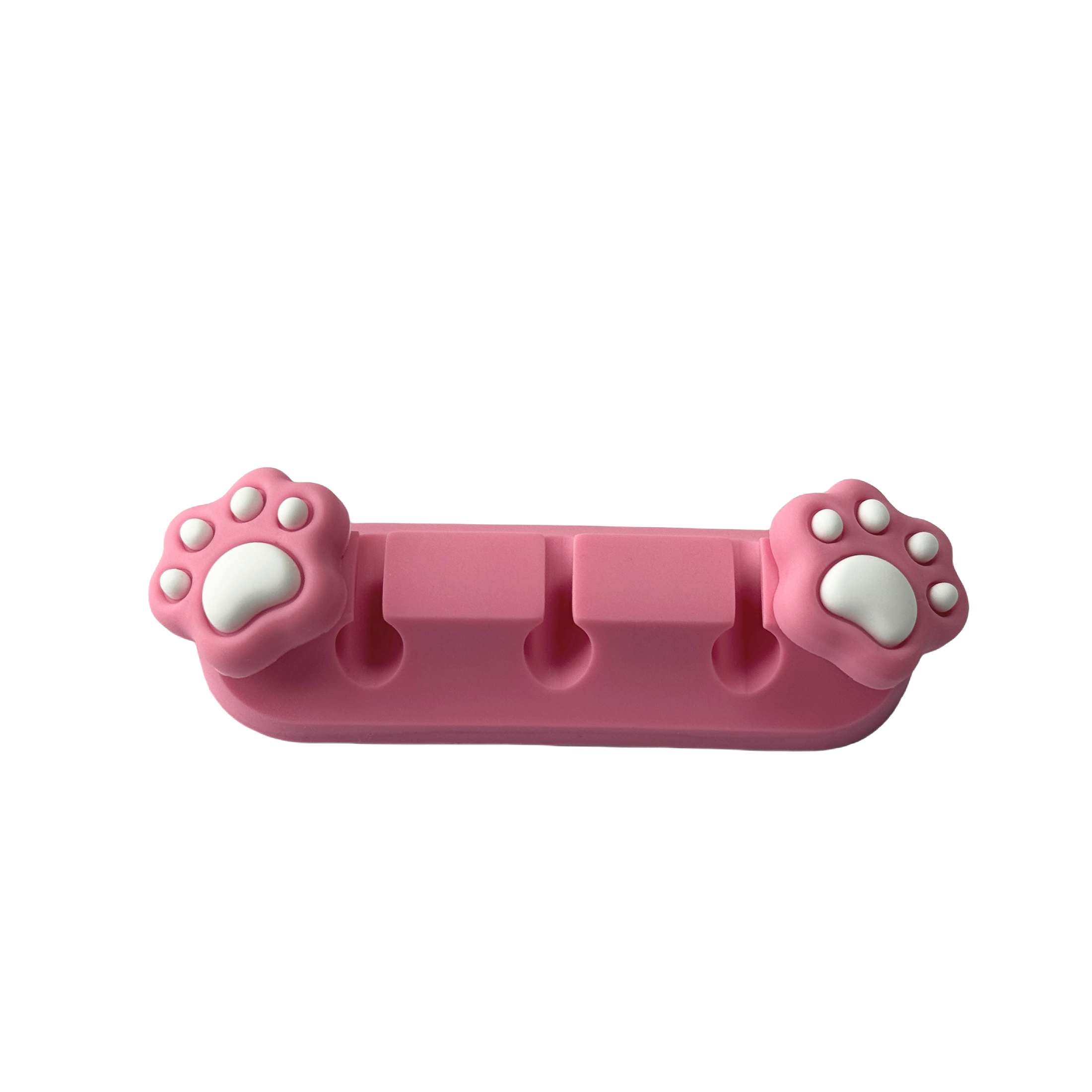 Playmax Paw Print Cable Management Pink/White