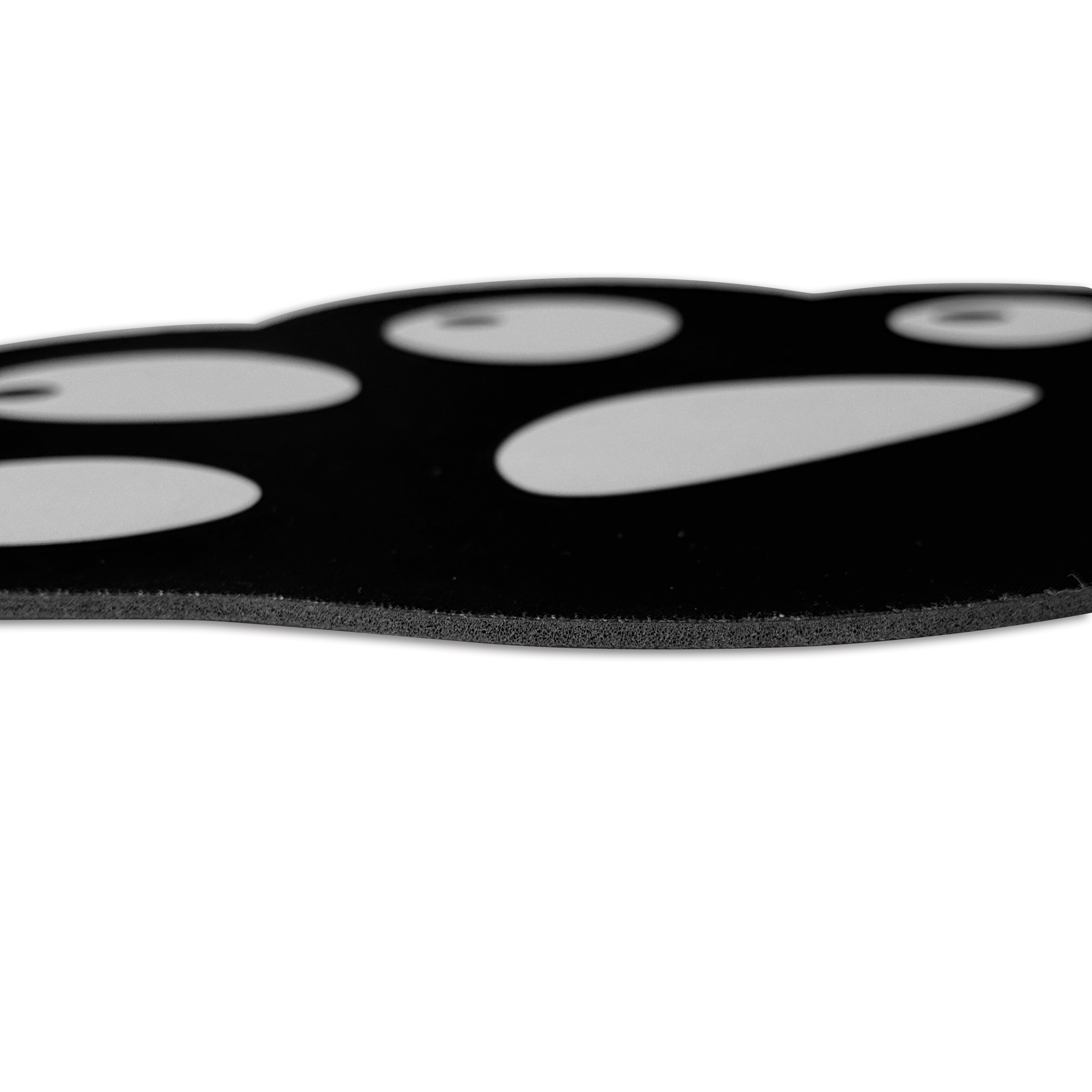 Playmax Paw Print Mouse Mat- Black