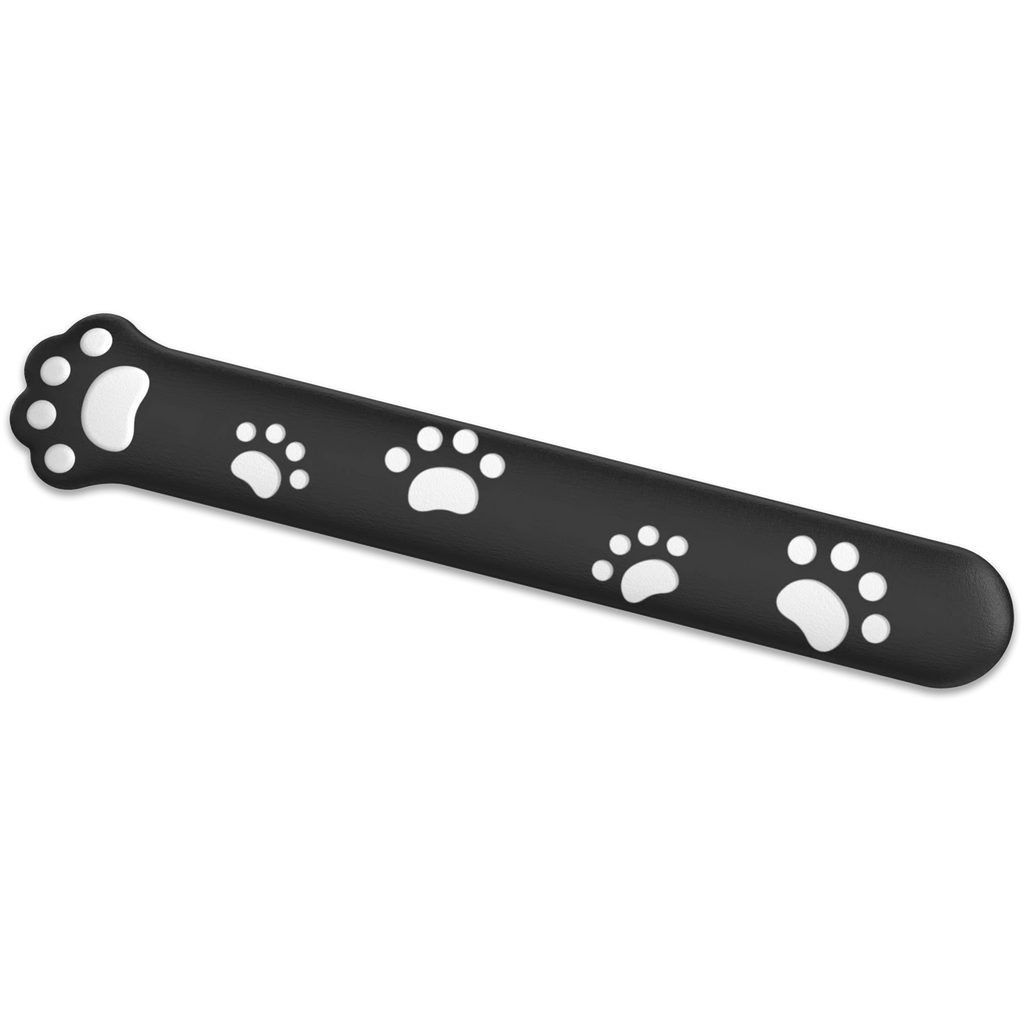 Playmax Paw Print Wrist Rest - Black and White