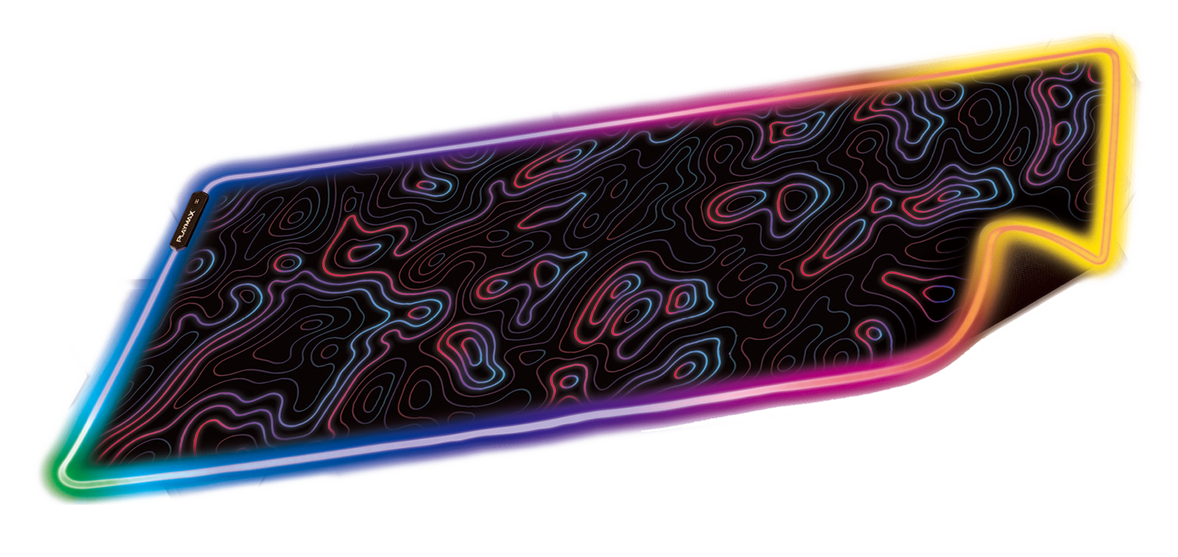 Playmax - Aurora Topo Mouse Mat RGB