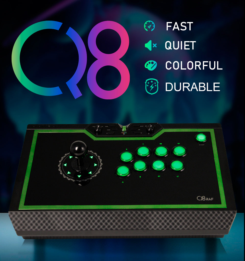 Qanba Q8-GR PC Arcade Stick (Fighting Stick)