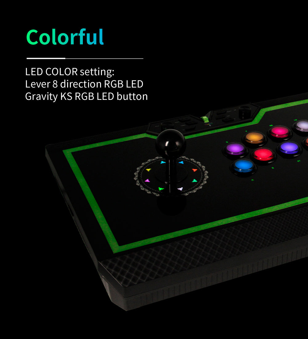 Qanba Q8-GR PC Arcade Stick (Fighting Stick)