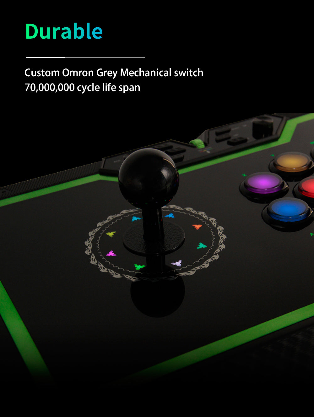 Qanba Q8-GR PC Arcade Stick (Fighting Stick)