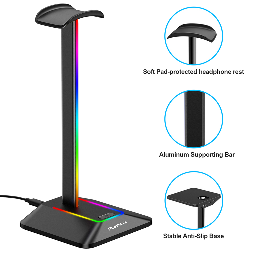 Playmax RGB Headset Stand