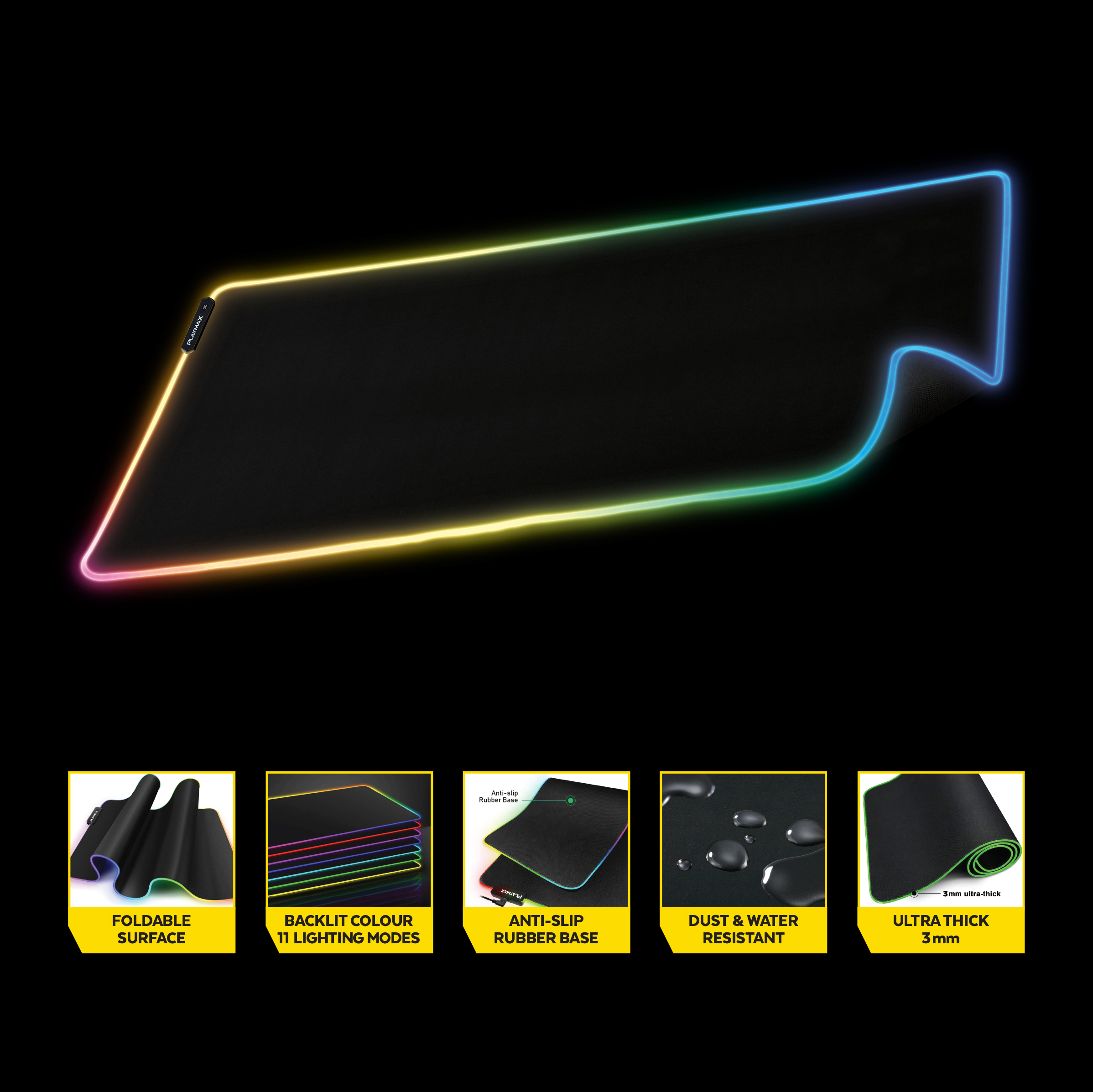 Playmax Surface X3-RGB Mouse Mat - PC