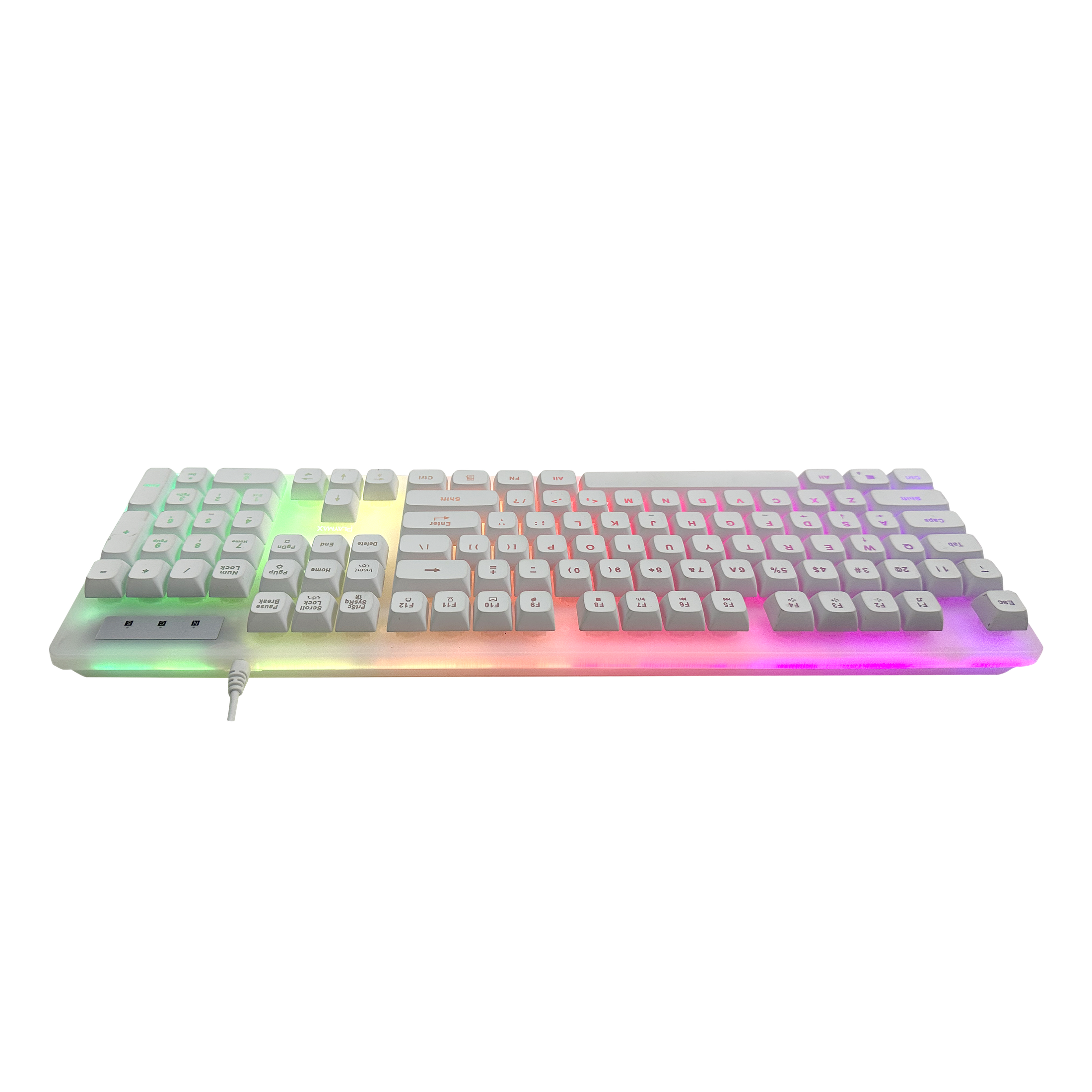 Playmax Aurora keyboard - White