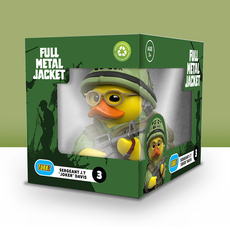 TUBBZ First Edition Sergeant J.T. Davis Collectable Vinyl Rubber Duck Figure - Official Stanley Kubrick Merchandise - Action TV & Movies TUBBZ First Edition Sergeant J.T. Davis Collectable Vinyl Rubber Duck Figure - Official Stanley Kubrick Merchandise - Action TV & Movies
