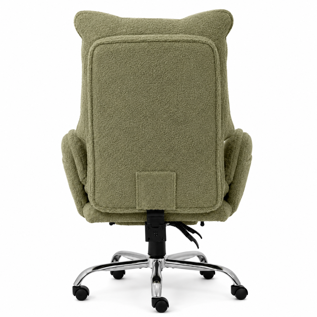 Playmax Studio Cloud Gaming Chair Cross leg Teddy Sage Green