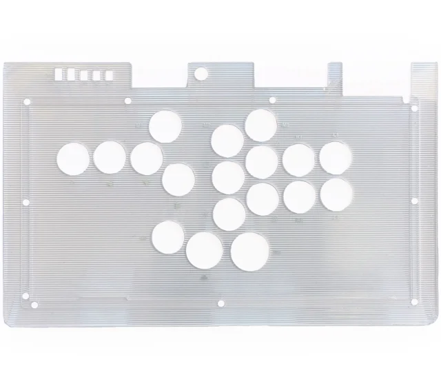 Qanba Sapphire Striped Transparent Acrylic Panel