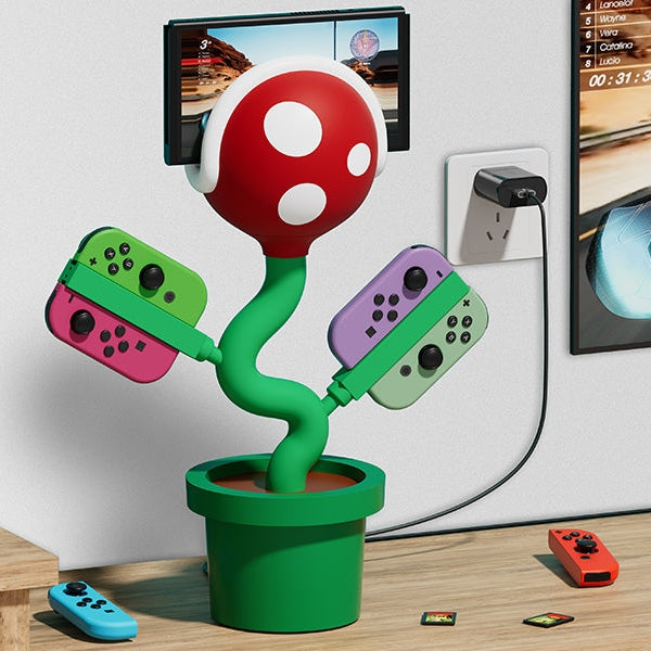 POWKONG Piranha Plant Dock for Switch and Switch OLED