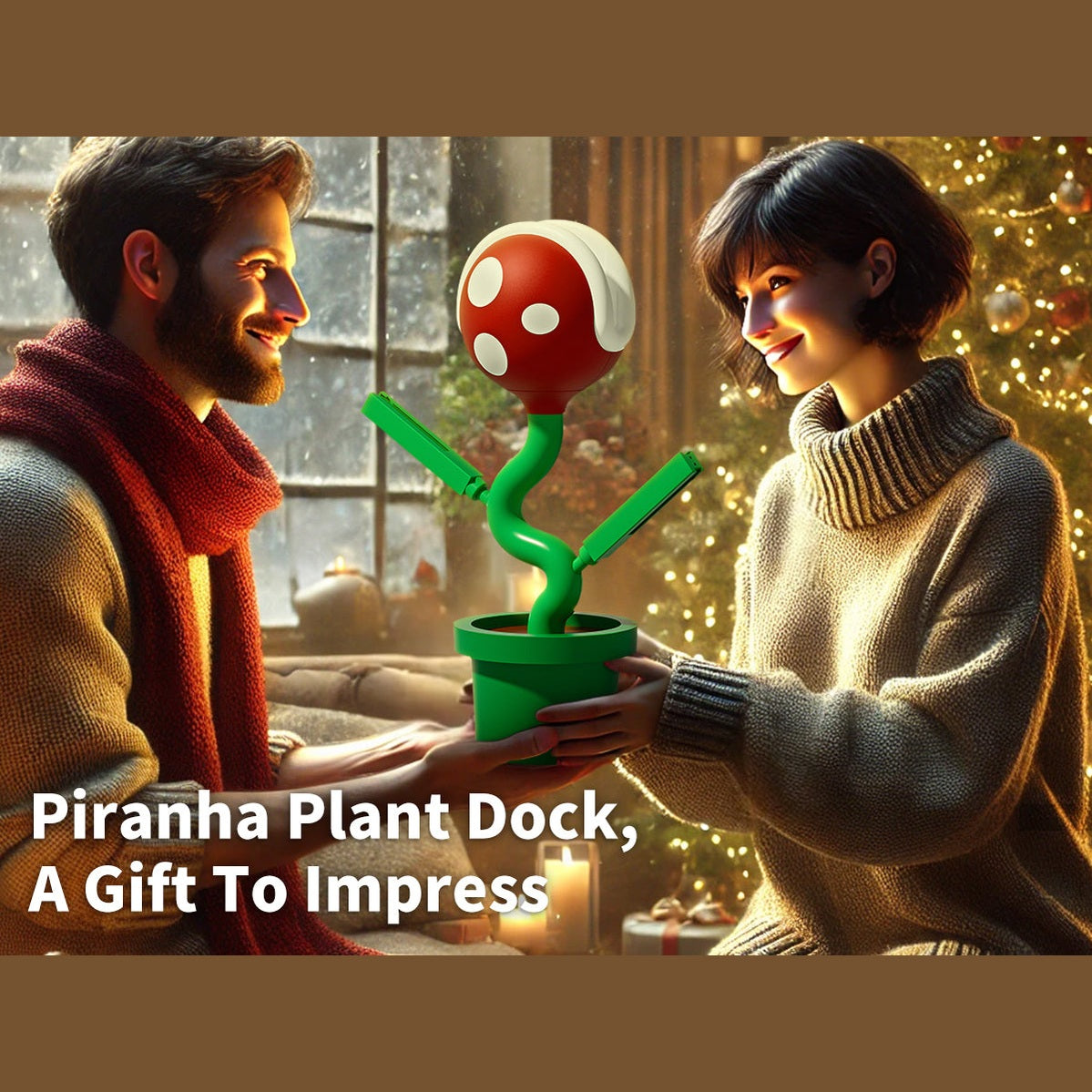 POWKONG Piranha Plant Dock for Switch and Switch OLED