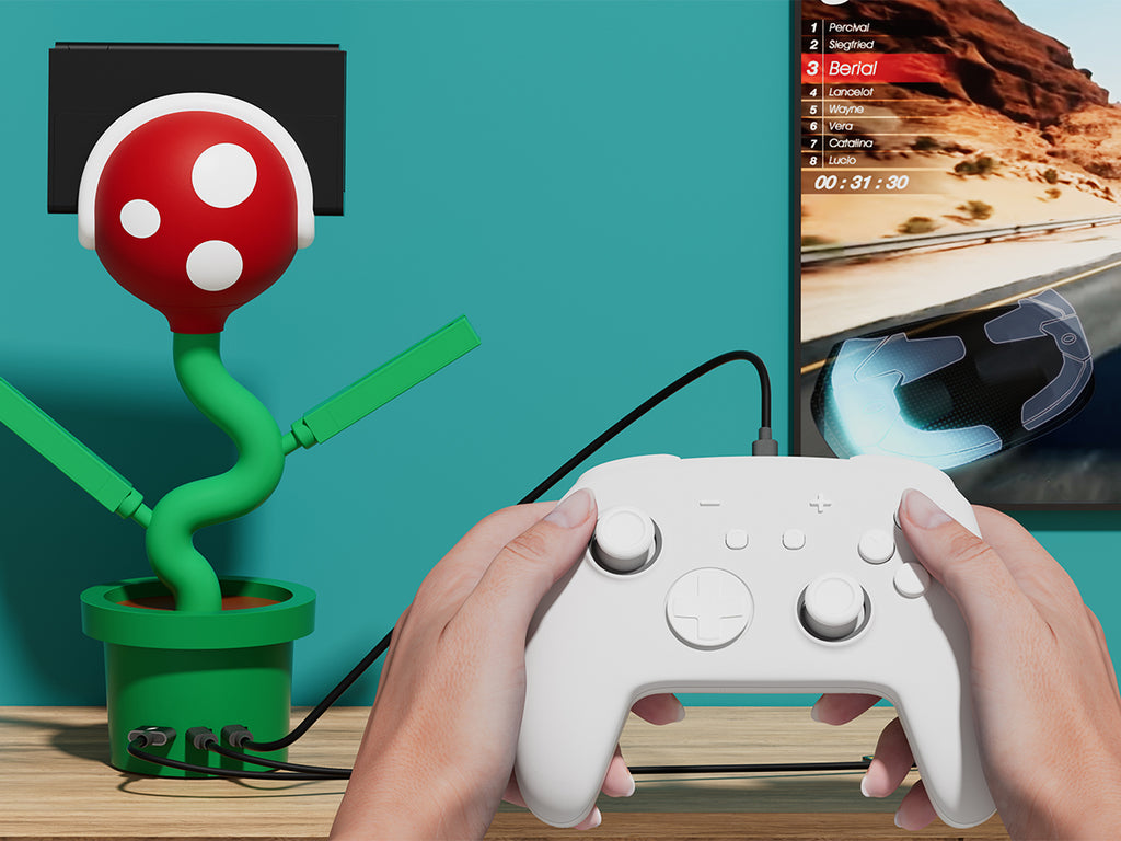 POWKONG Piranha Plant Dock for Switch and Switch OLED