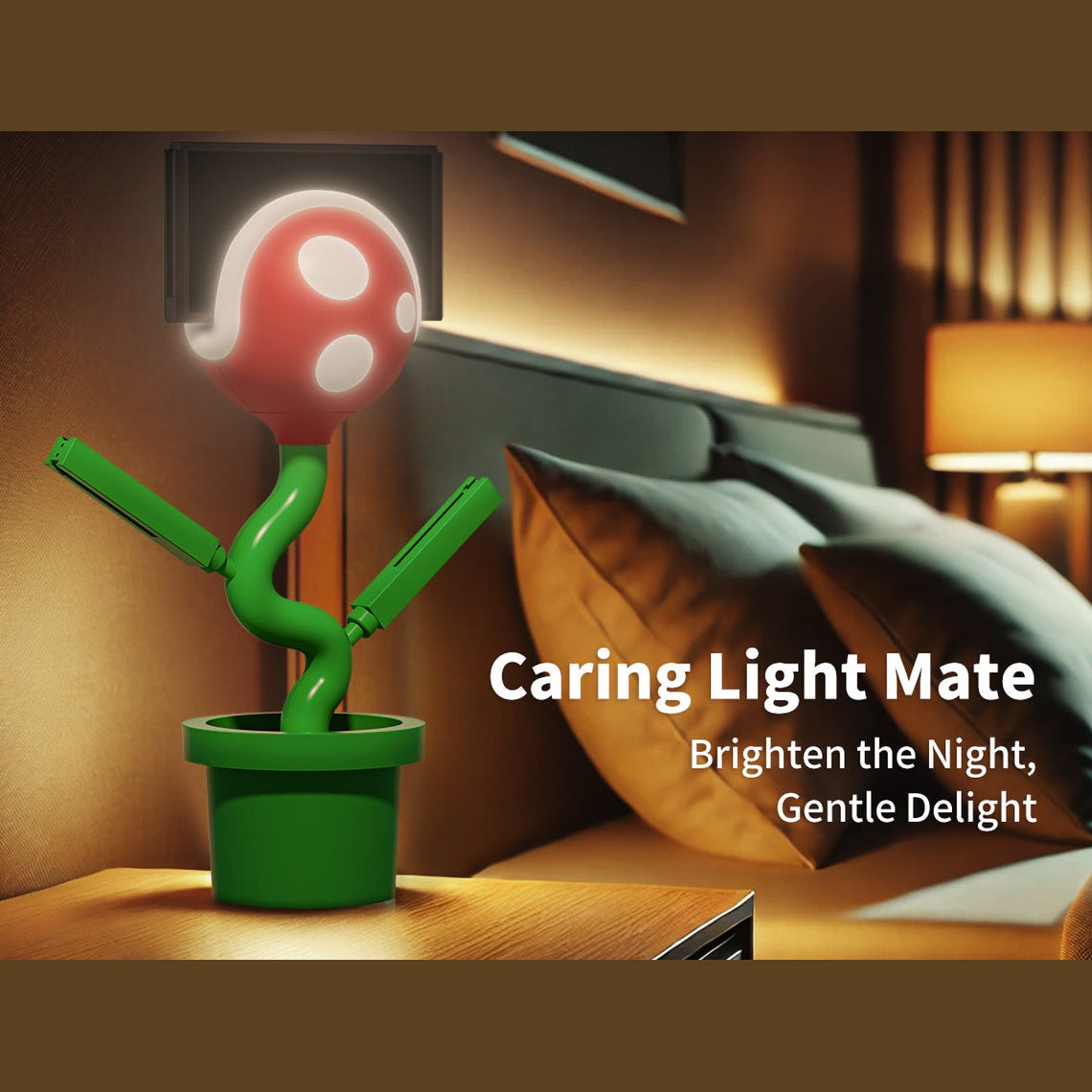 POWKONG Piranha Plant Dock for Switch and Switch OLED