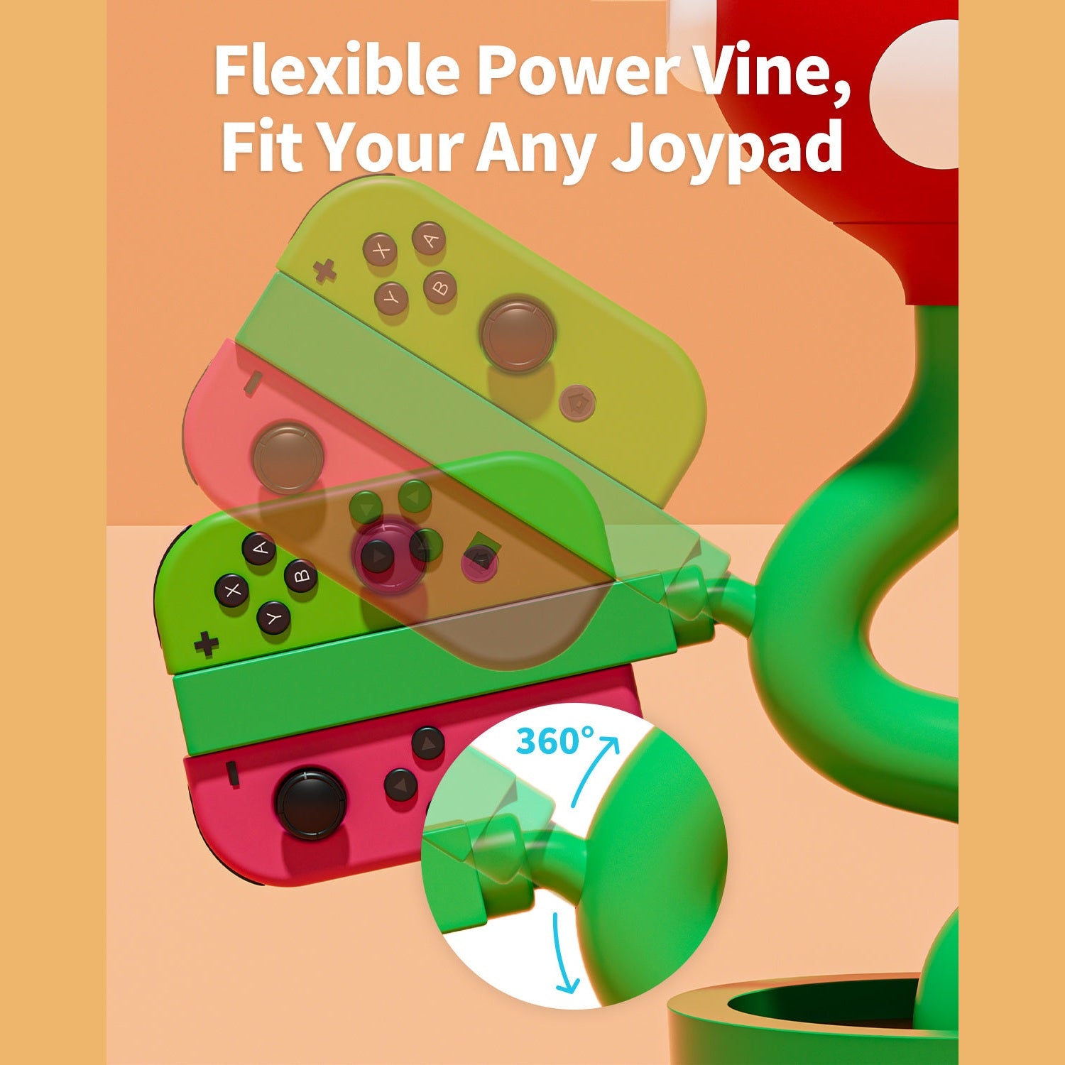 POWKONG Piranha Plant Dock for Switch and Switch OLED