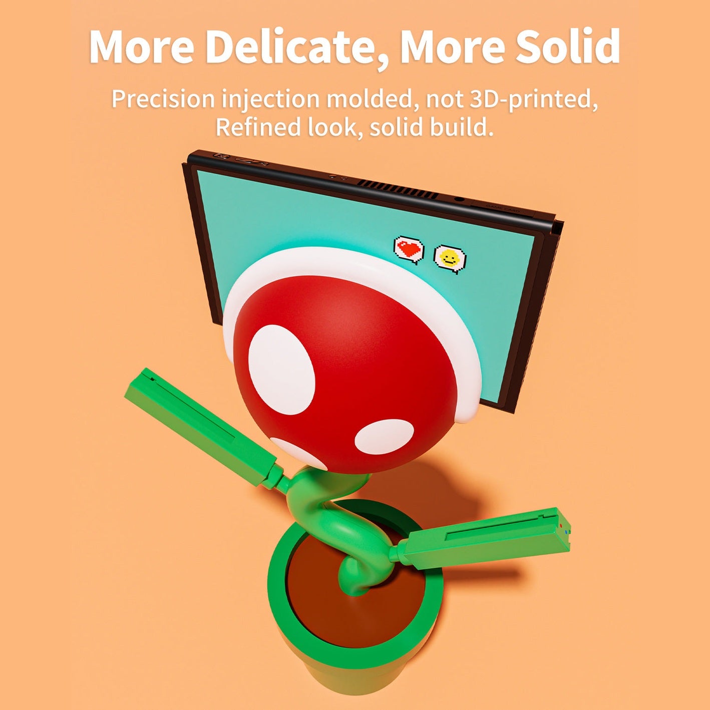 POWKONG Piranha Plant Dock for Switch and Switch OLED