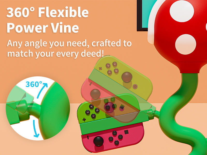 POWKONG Piranha Plant Dock for Switch and Switch OLED