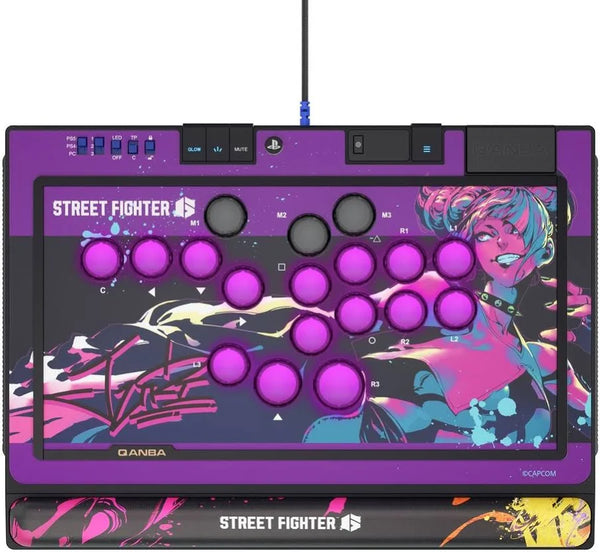 Qanba Sapphire Arcade Controller Street Fighter Juri PS5/PS4/PC