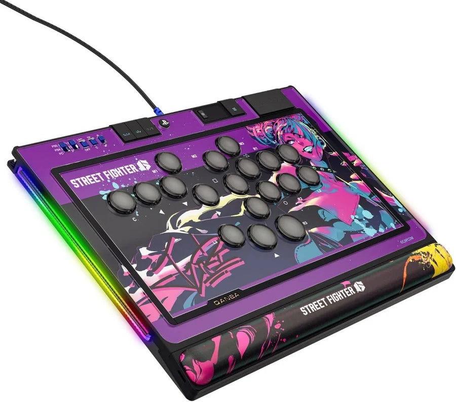 Qanba Sapphire Arcade Controller Street Fighter Juri PS5/PS4/PC